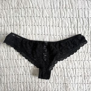Free People Lace Undies Size XS in Black